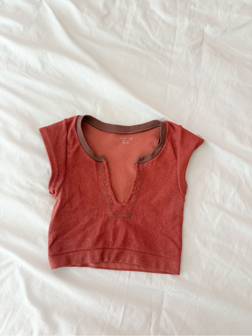Urban Outfitters Out From Under Red Shimmery Top Size XS/S